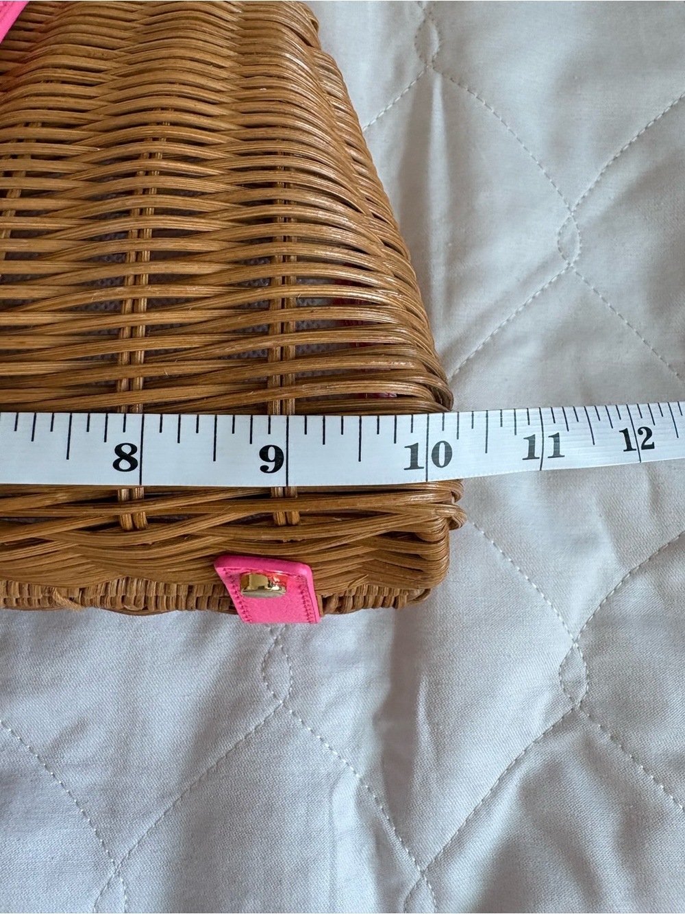 Lilly Pulitzer Leena Top Handle Wicker Bag - Picture 10 of 12